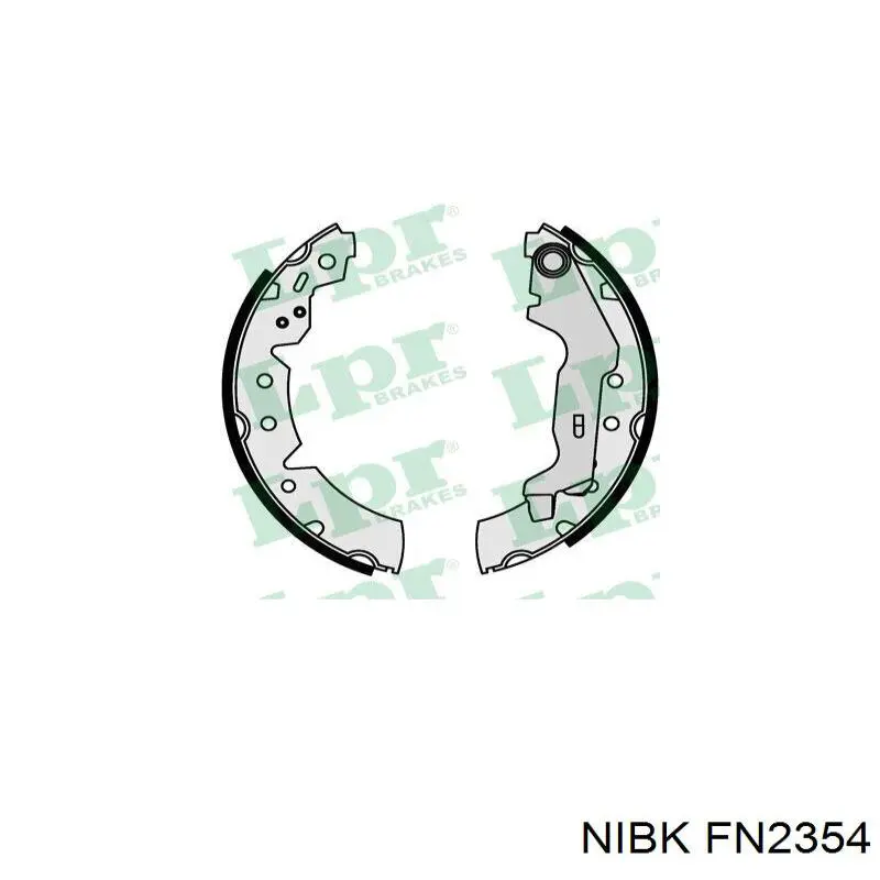 Задние барабанные колодки FN2354 Nibk