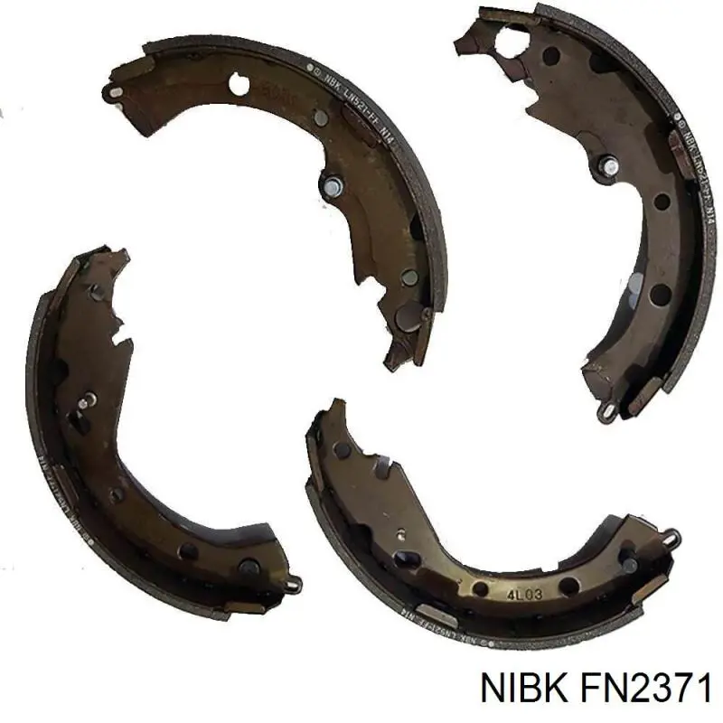 Тормоза рабочие задние ножные и тормозные барабаны Nibk FN2371 цена, от 24.93 USD