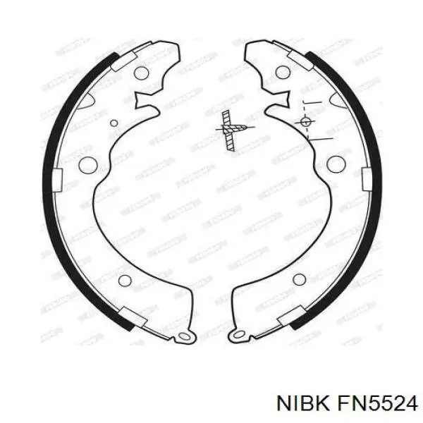 Задние барабанные колодки FN5524 Nibk