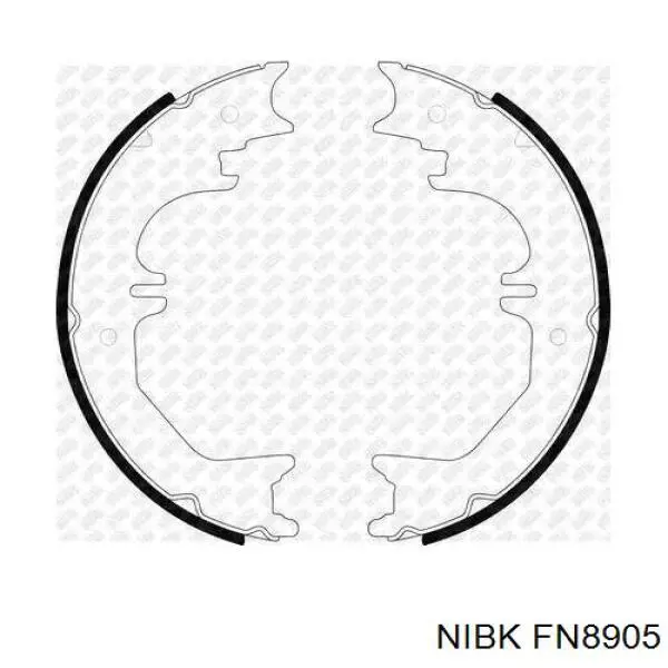 Колодки ручника FN8905 Nibk