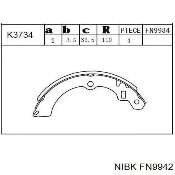 Купить GS8596 Lucas Задние барабанные тормозные колодки