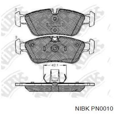 Колодки Nibk PN0010 цена, от 29.78 USD