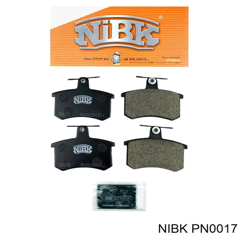 Колодки дисковые  Nibk PN0017 цена, от 10.75 USD