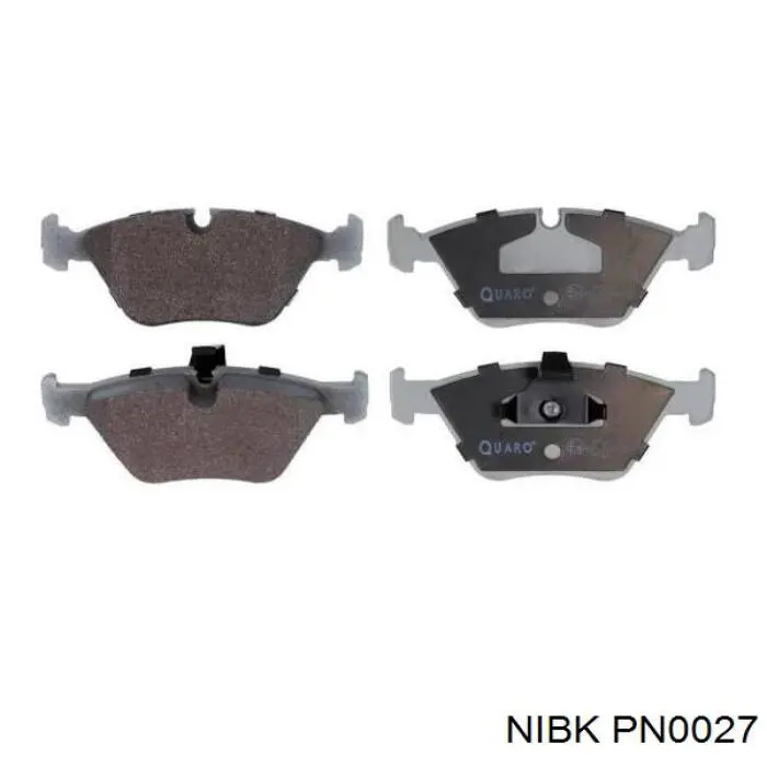 Купить PN0027 Nibk Колодки тормозные