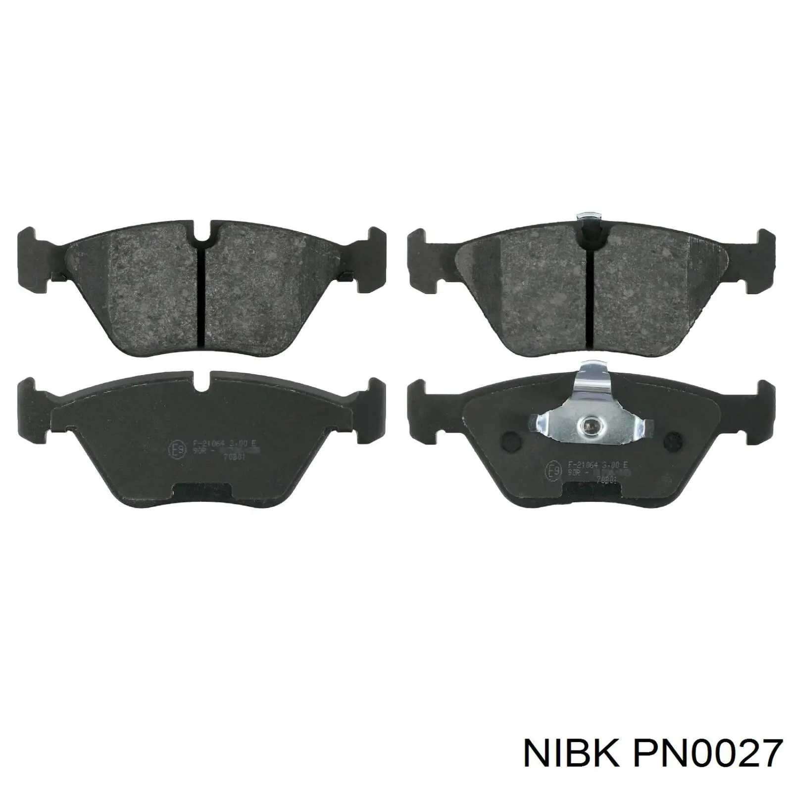 Передние тормозные колодки PN0027 Nibk