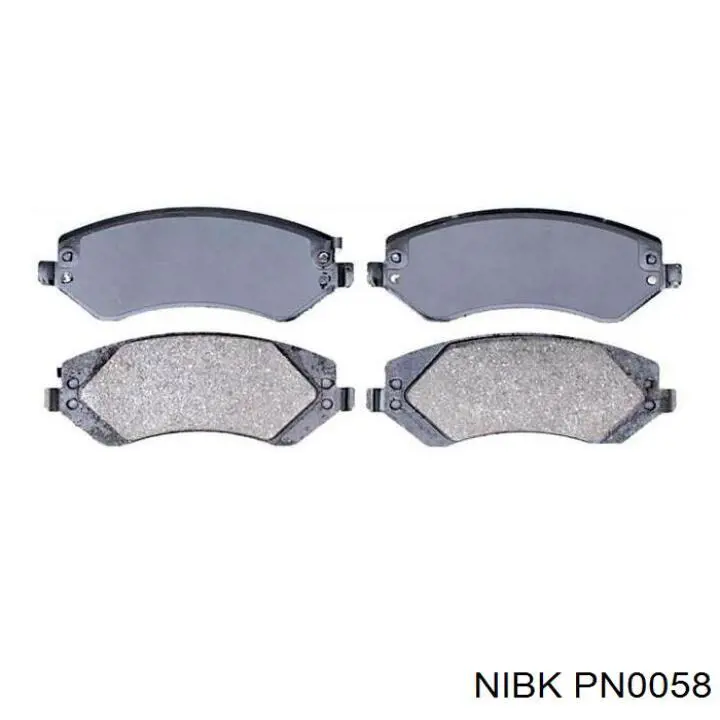 Тормозные колодки Nibk PN0058