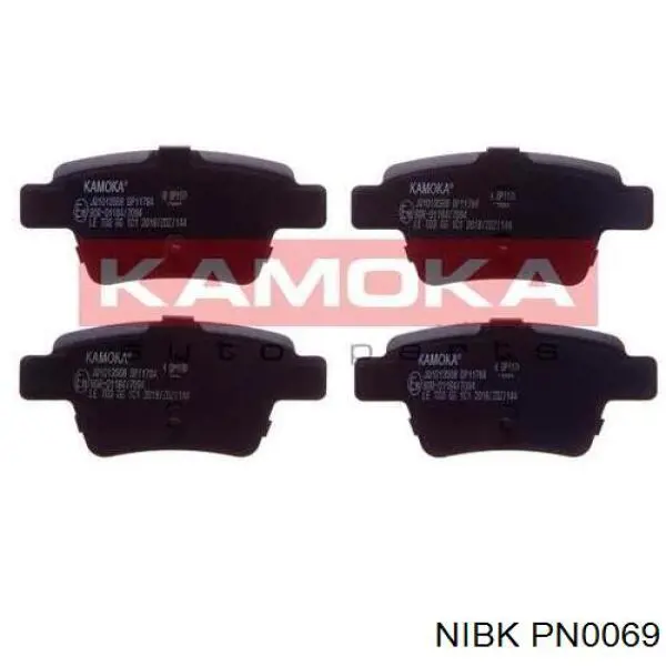 Колодки дисковые  Nibk PN0069 цена, от 13.22 USD