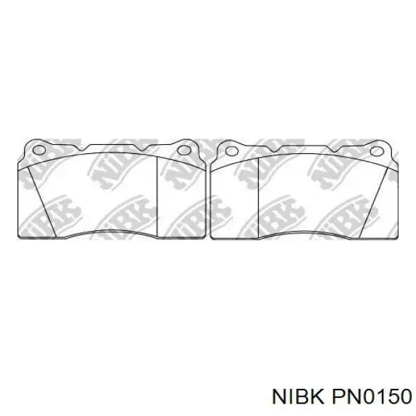 Колодки Nibk PN0150 цена, от 35.15 USD
