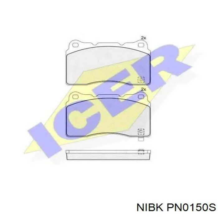 Колодки Nibk PN0150S цена, от 36.00 USD