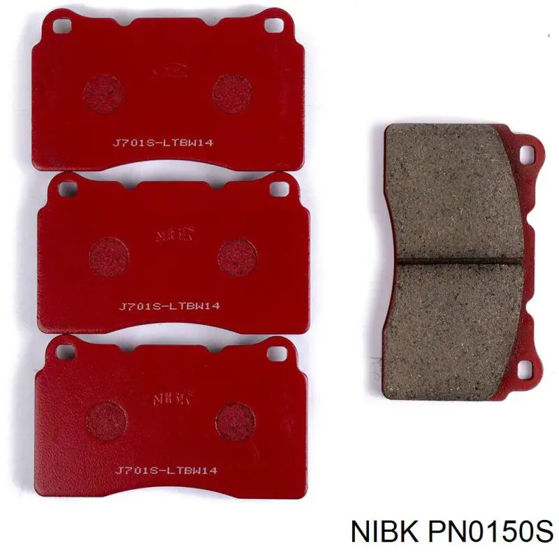 Передние тормозные колодки PN0150S Nibk