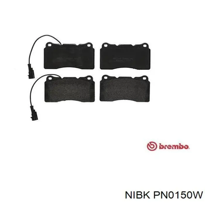 Колодки Nibk PN0150W цена, от 36.75 USD
