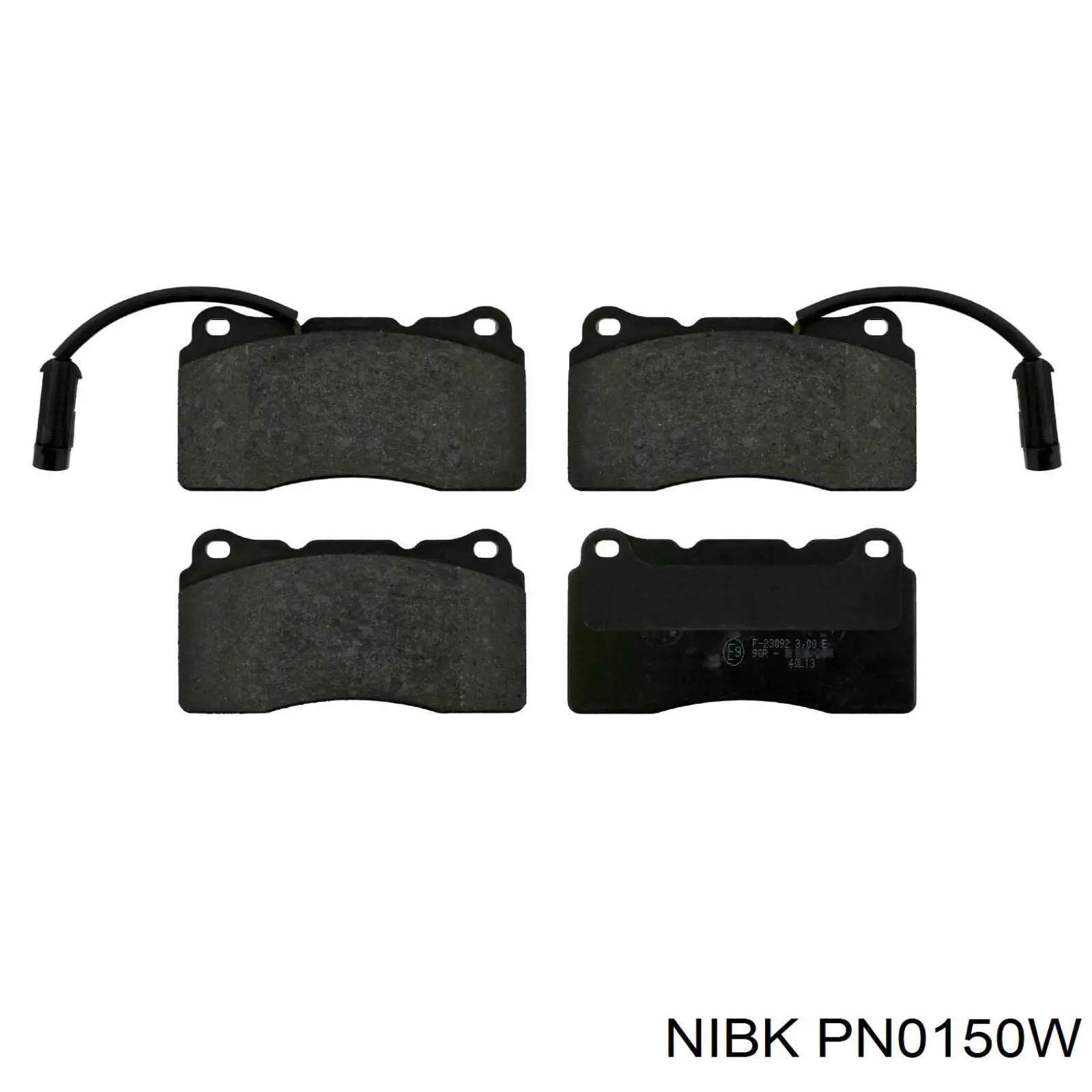 Передние тормозные колодки PN0150W Nibk