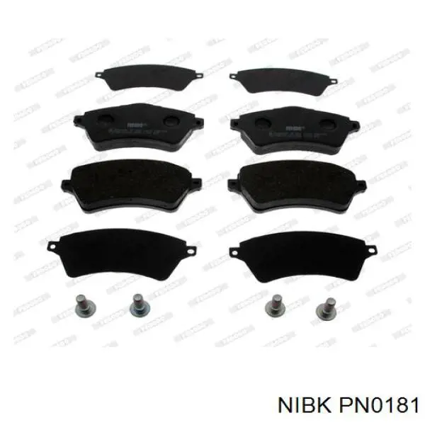 Передние тормозные колодки PN0181 Nibk