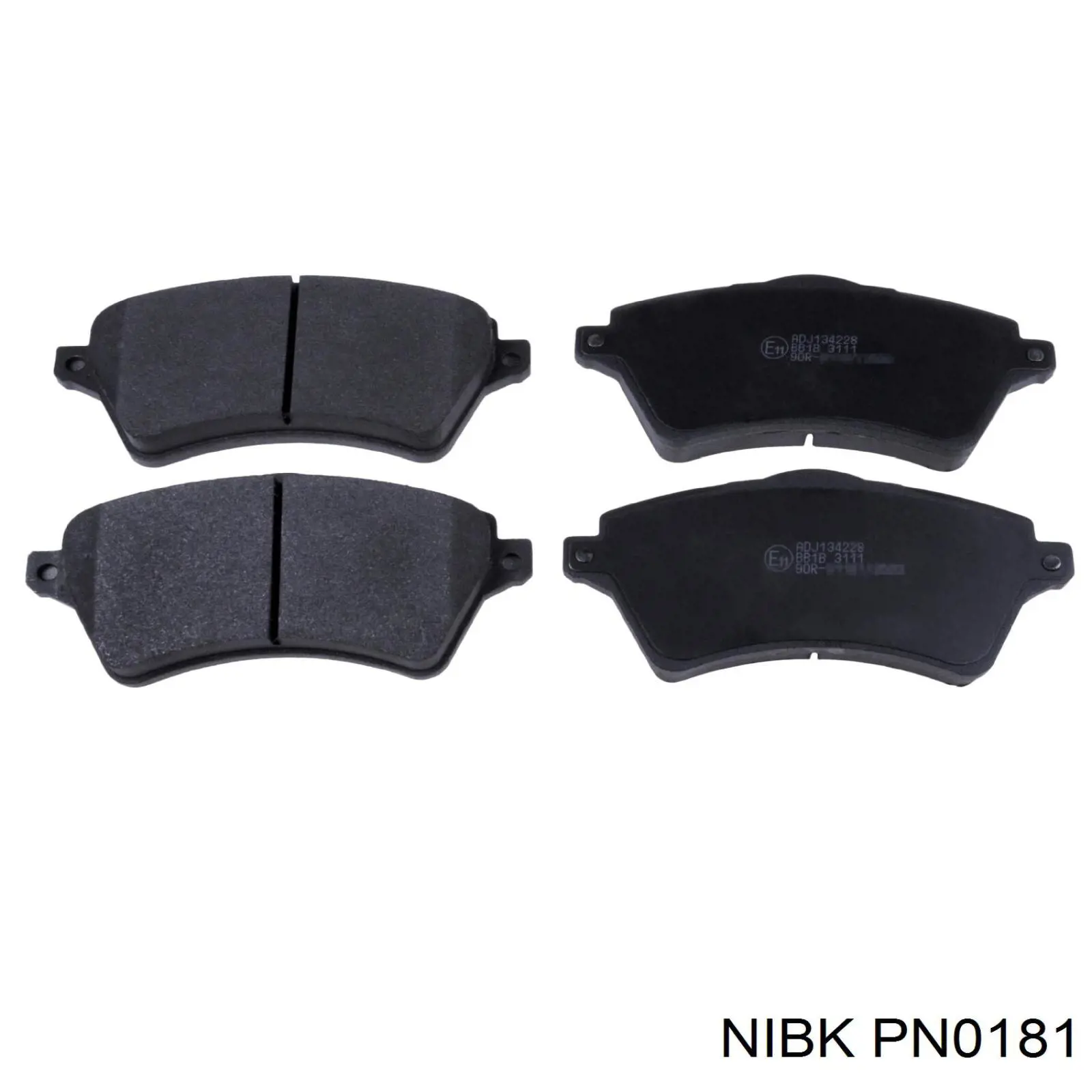 PN0181 Nibk Колодки передние