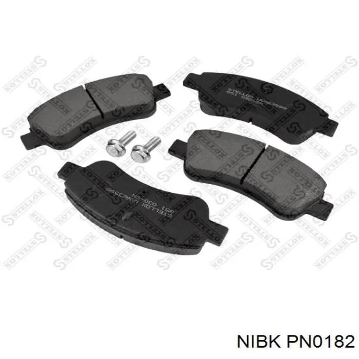 PN0182 Nibk Колодки передние