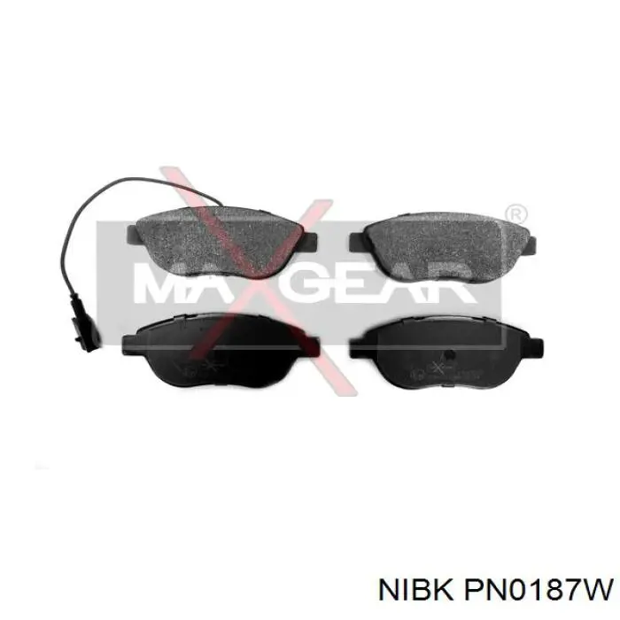 Колодки Nibk PN0187W цена, от 17.30 USD
