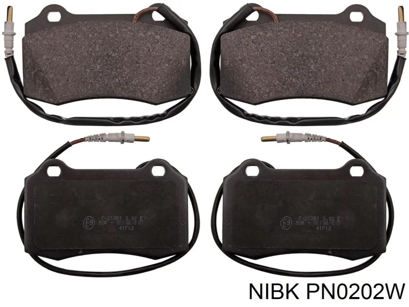 Колодки дисковые  Nibk PN0202W цена, от 24.97 USD
