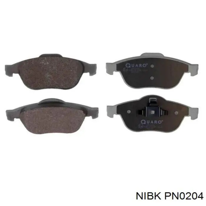 Купить PN0204 Nibk Колодки тормозные