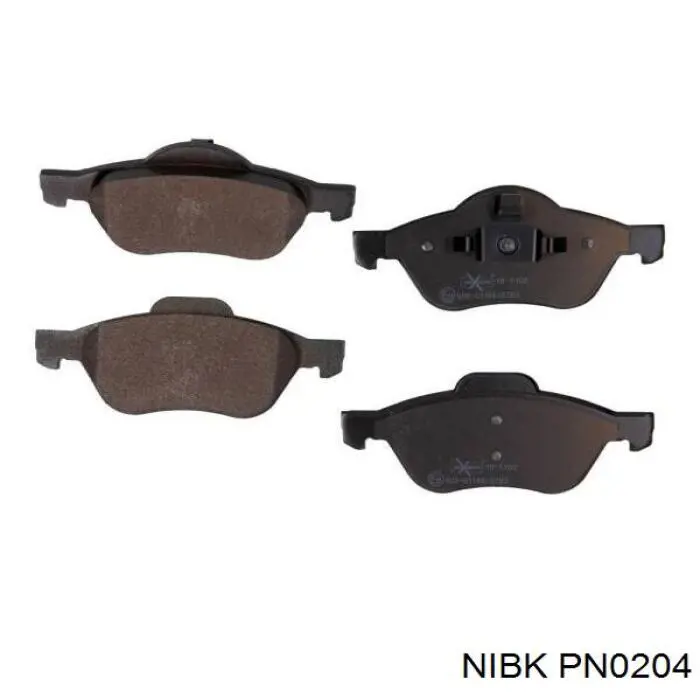 Передние тормозные колодки PN0204 Nibk