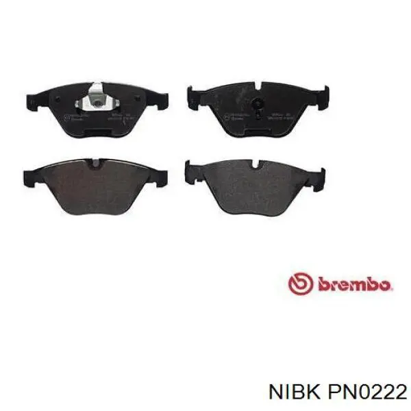 Колодки Nibk PN0222 цена, от 32.06 USD
