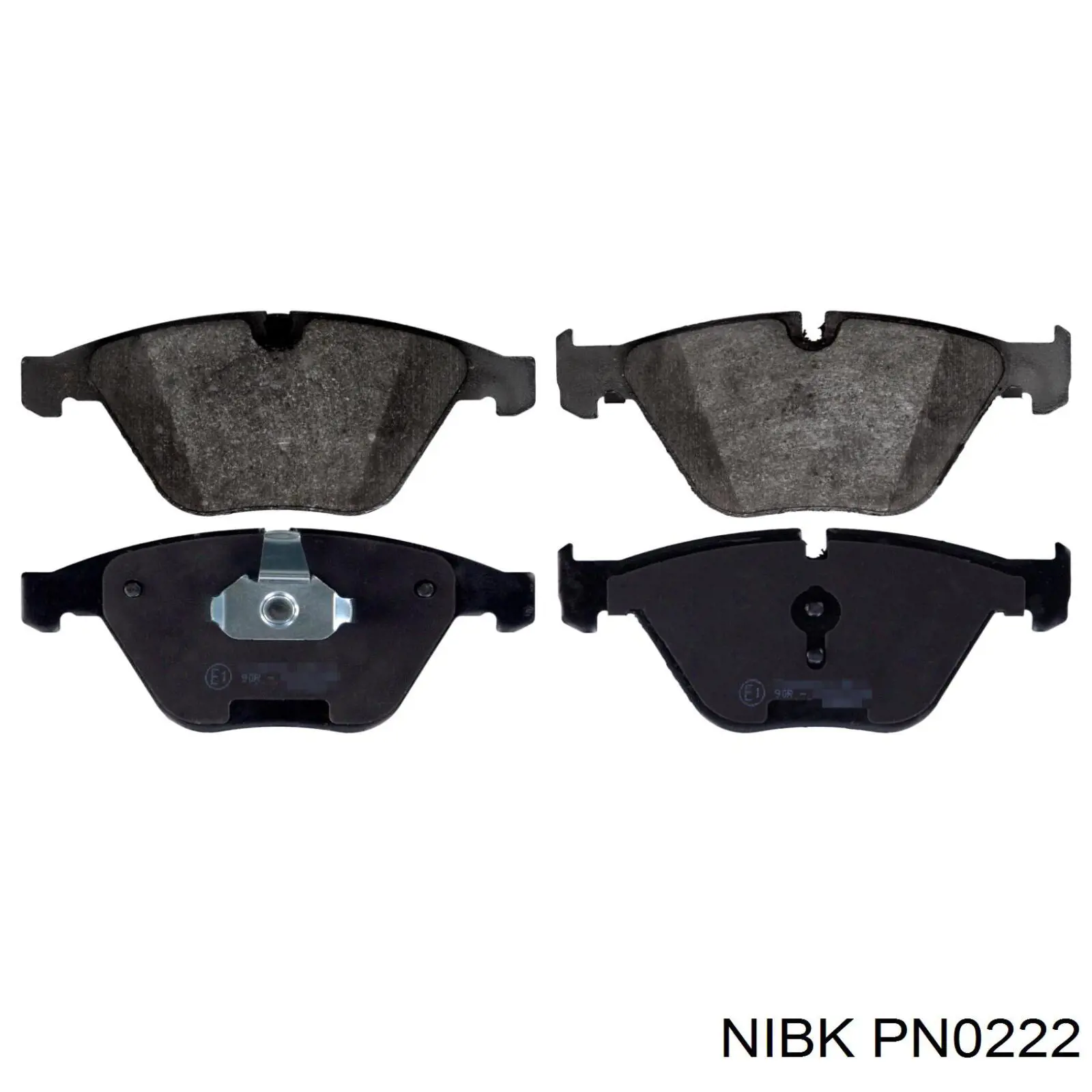 PN0222 Nibk Колодки передние