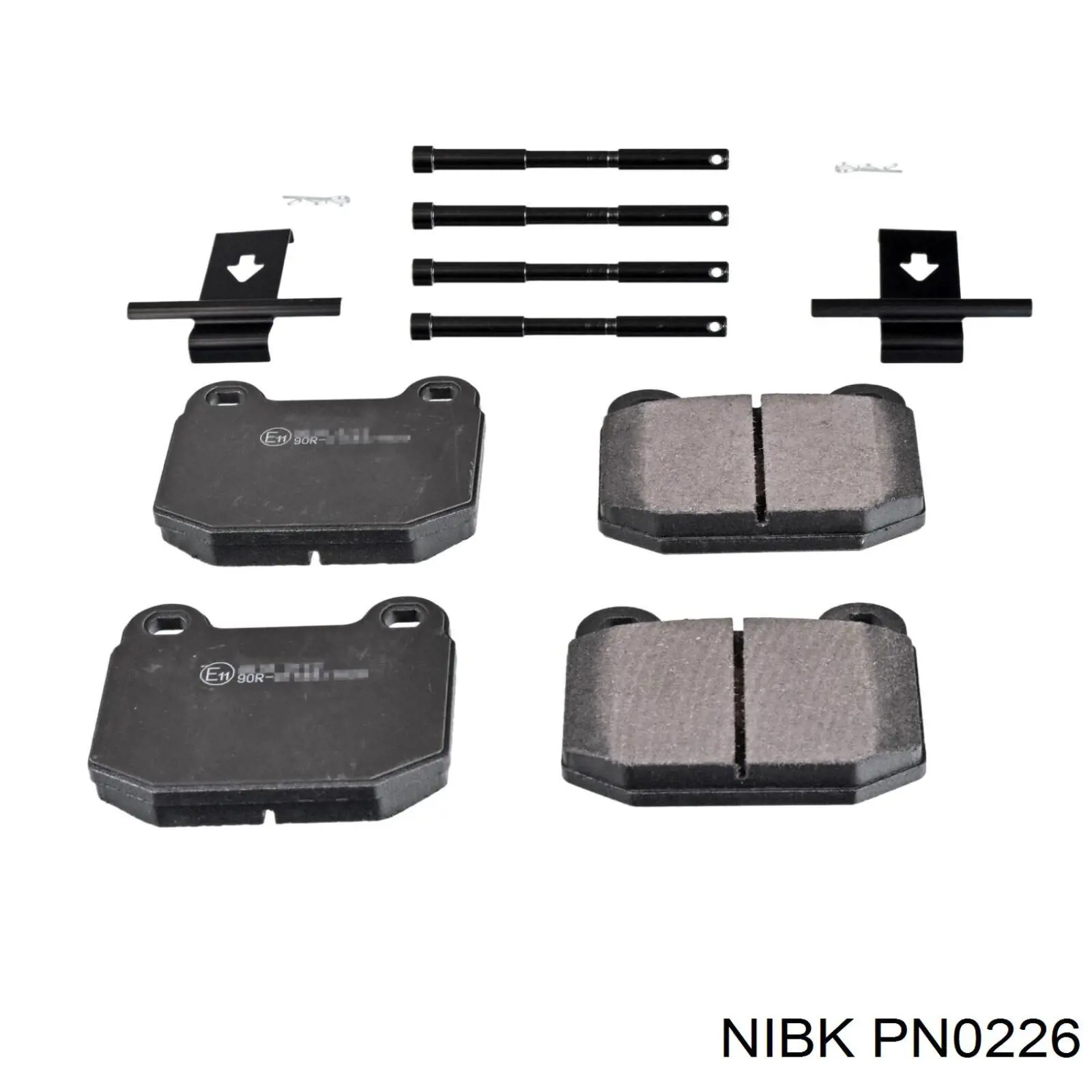 Задние тормозные колодки PN0226 Nibk