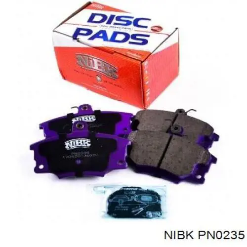 Передние тормозные колодки PN0235 Nibk