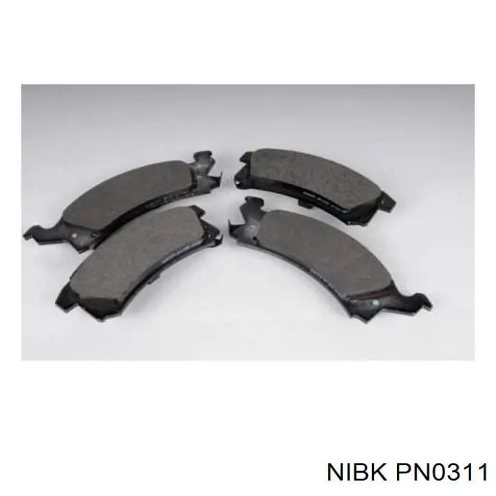 Передние тормозные колодки MKD506 Jurid/Bendix