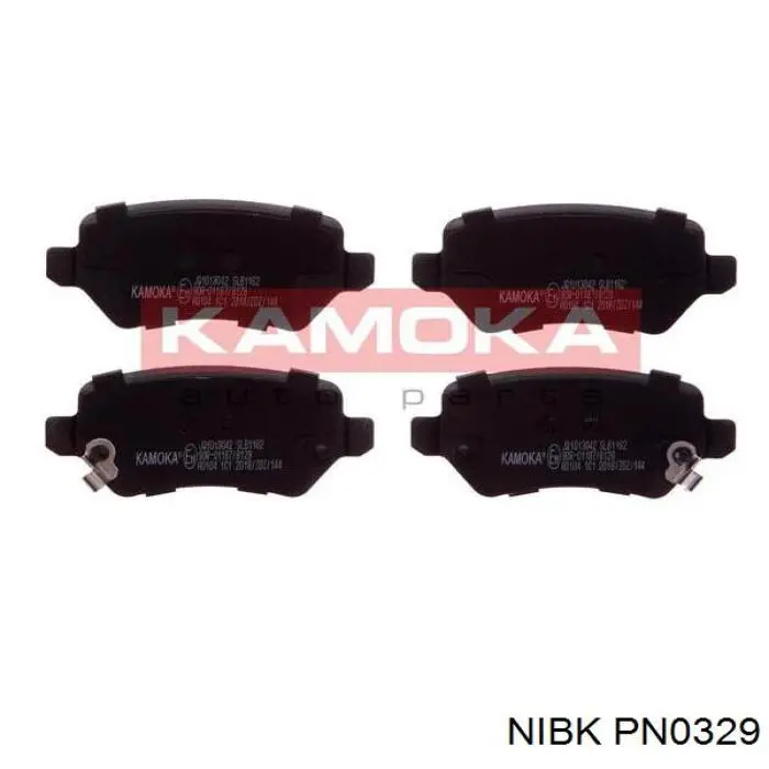 Колодки дисковые  Nibk PN0329 цена, от 16.58 USD