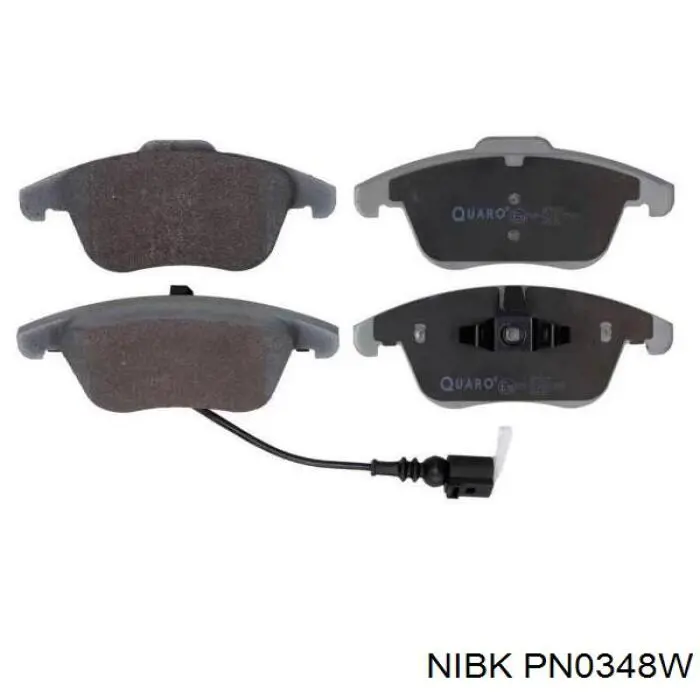 PN0348W Nibk Колодки передние