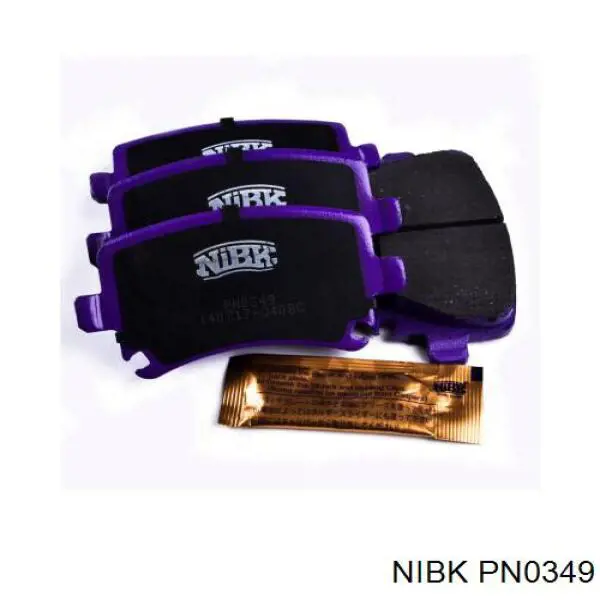 Колодки дисковые  Nibk PN0349 цена, от 25.37 USD