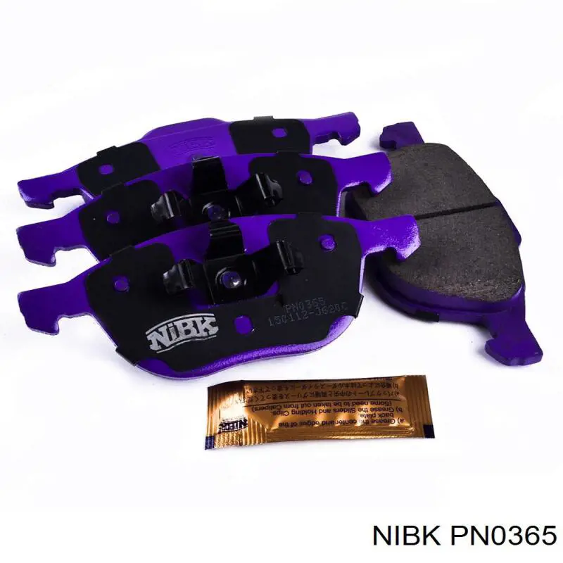 Передние тормозные колодки PN0365 Nibk
