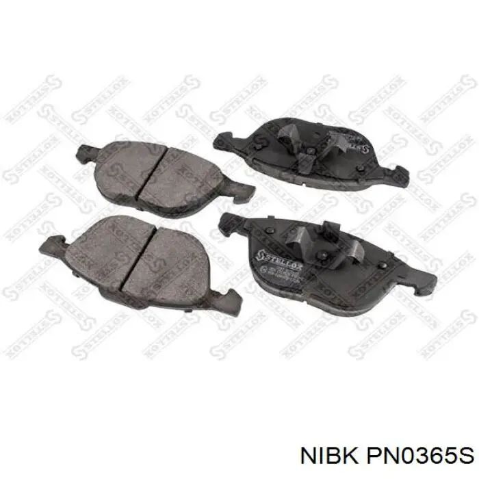 Тормозные колодки Nibk PN0365S