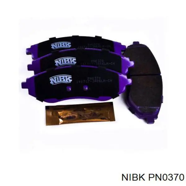Передние тормозные колодки PN0370 Nibk