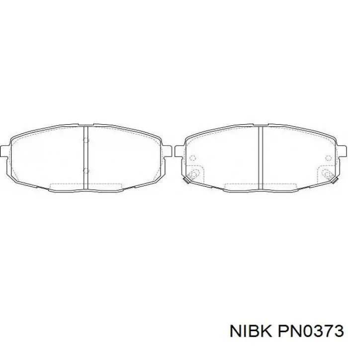 Купить PN0373 Nibk Колодки тормозные