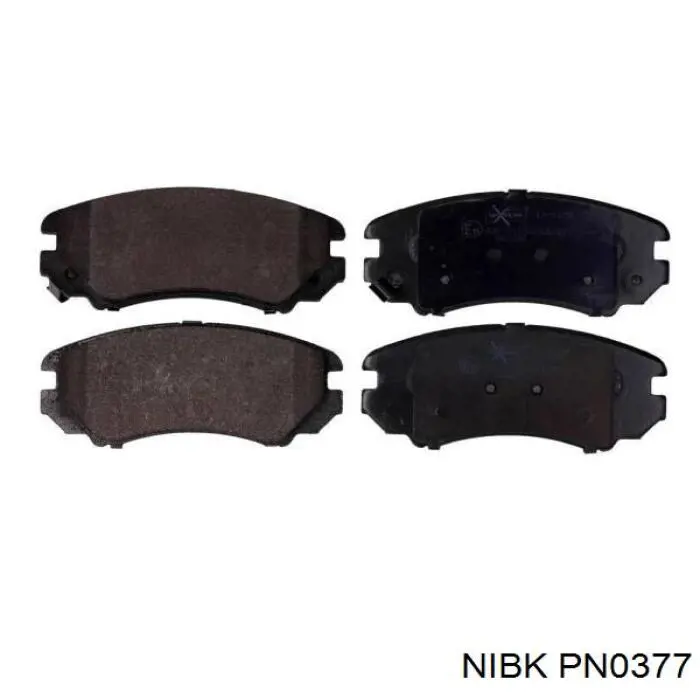 Колодки Nibk PN0377 цена, от 22.96 USD