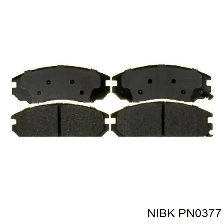 Передние тормозные колодки PN0377 Nibk