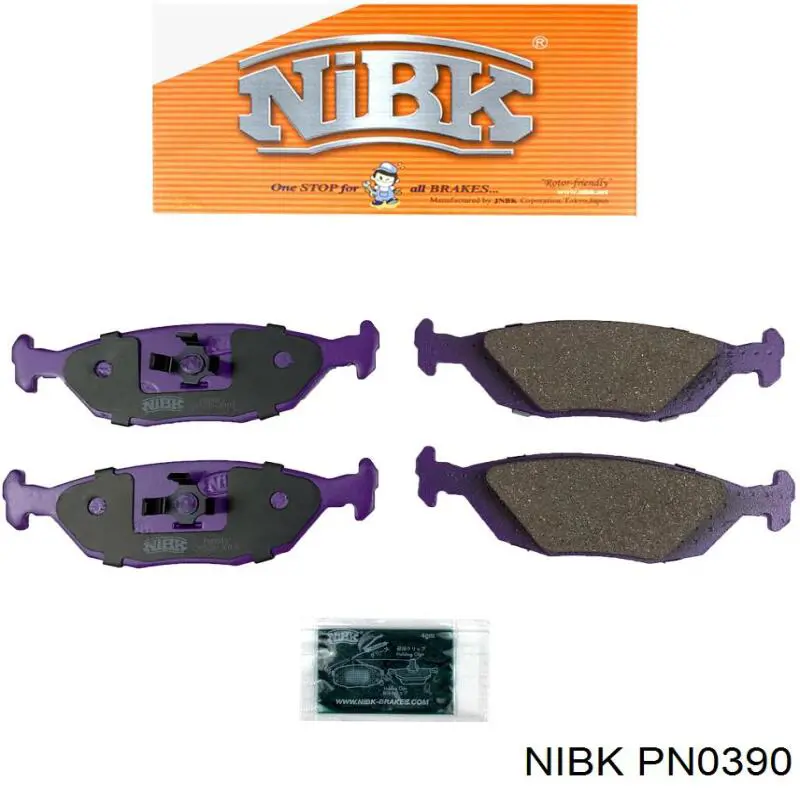 Колодки Nibk PN0390 цена, от 9.17 USD