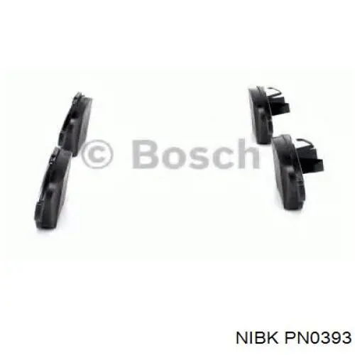 Купить PN0393 Nibk Колодки тормозные