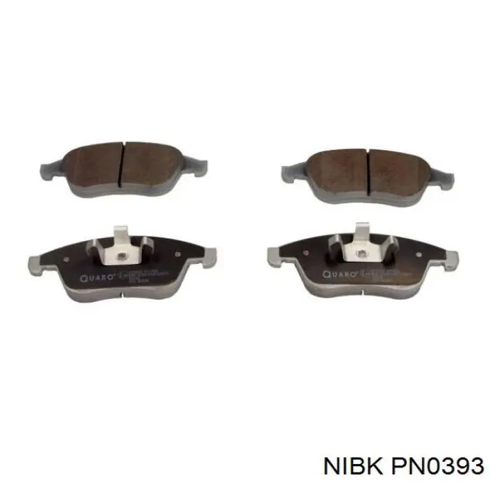 Колодки Nibk PN0393 цена, от 25.69 USD