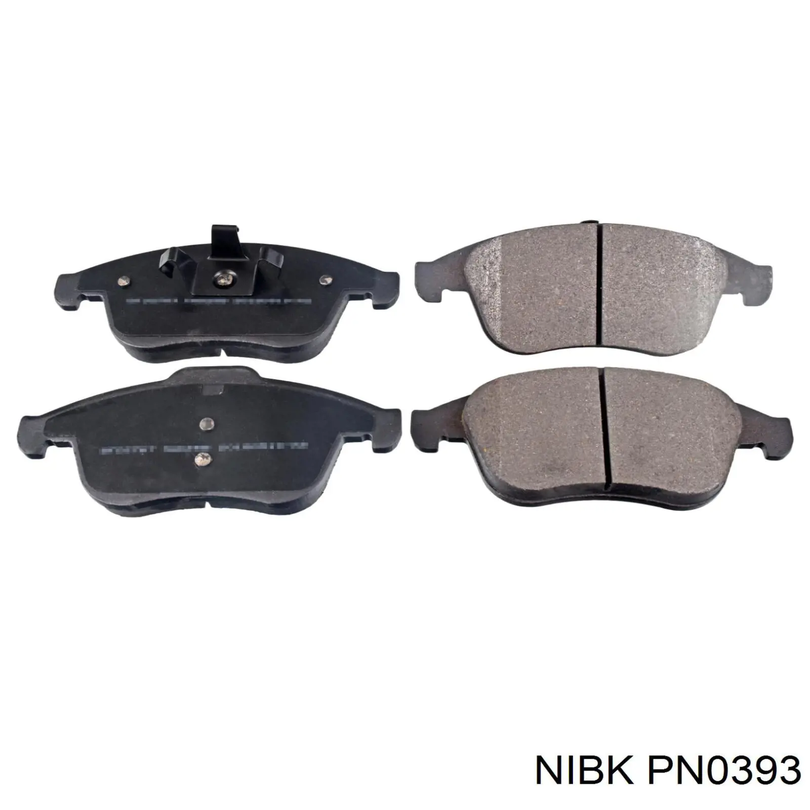 PN0393 Nibk Колодки передние