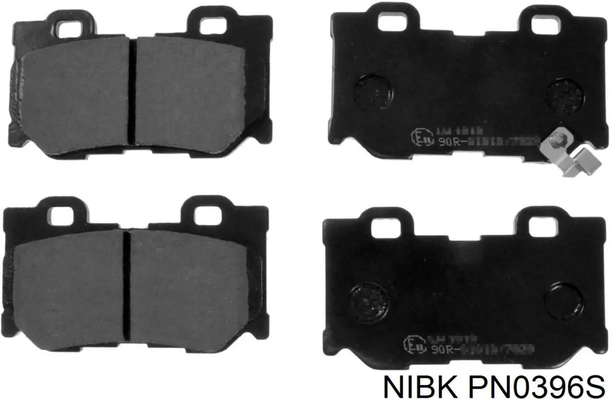 PN0396S Nibk Колодки тормозные дисковые комплект