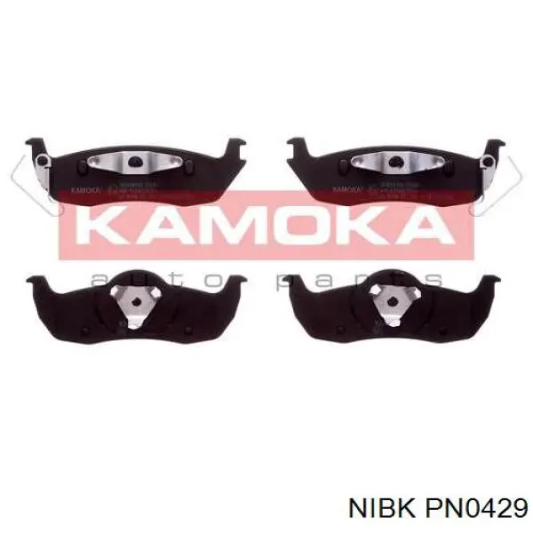 PN0429 Nibk Колодки тормозные дисковые комплект