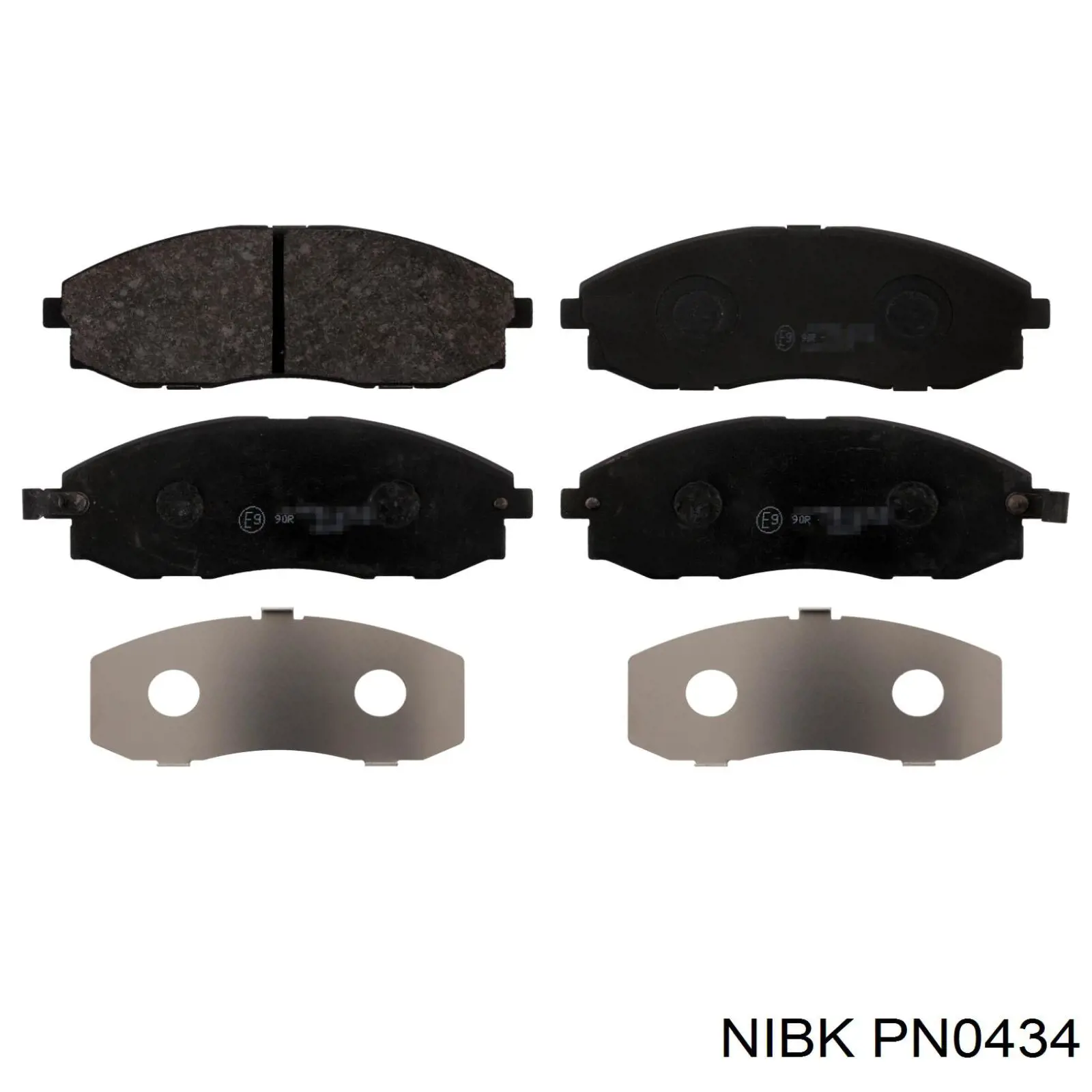 PN0434 Nibk Колодки передние
