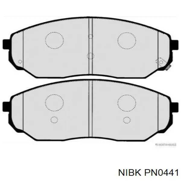 Купить PN0441 Nibk Колодки тормозные