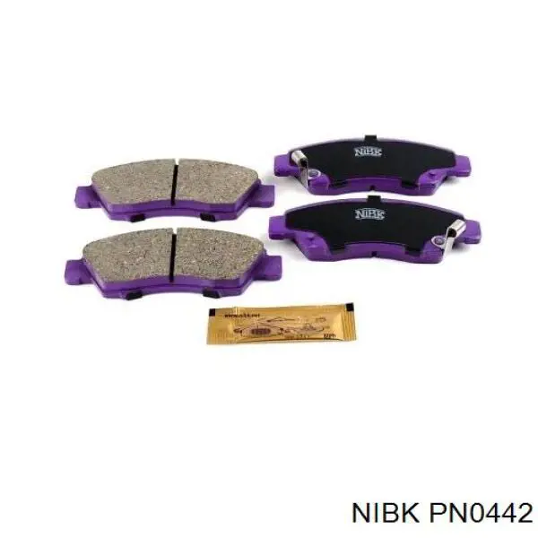 Купить PN0442 Nibk Колодки тормозные задние, дисковые