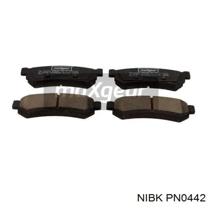 Задние тормозные колодки PN0442 Nibk