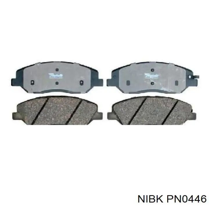 PN0446 Nibk Колодки передние