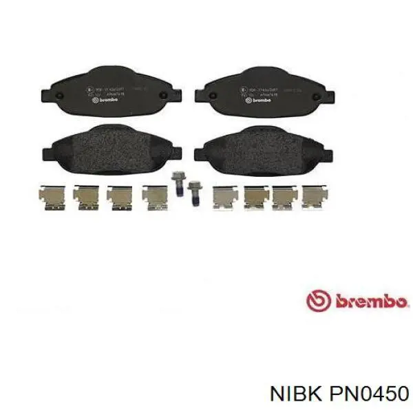 Колодки Nibk PN0450 цена, от 29.95 USD