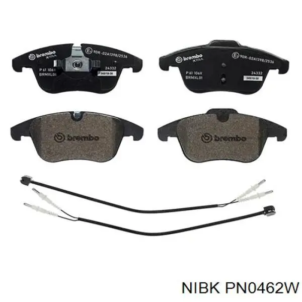 Передние тормозные колодки PN0462W Nibk